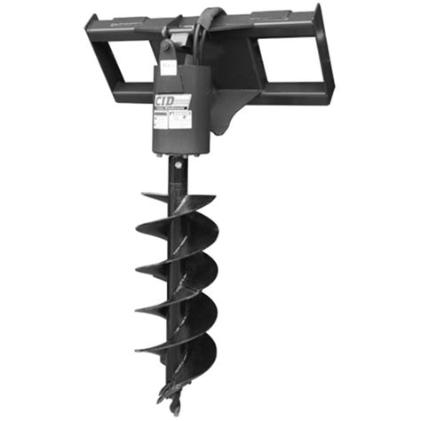 cid skid steer auger|cid auger attachment.